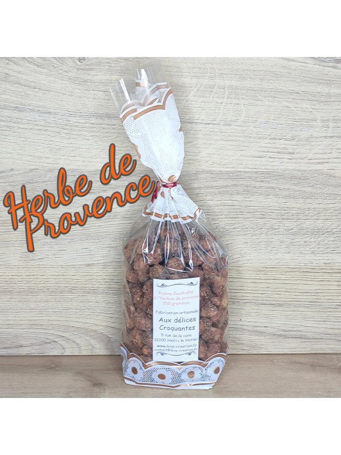 Praline Cacahuète a l'herbe de Provence de 250 g